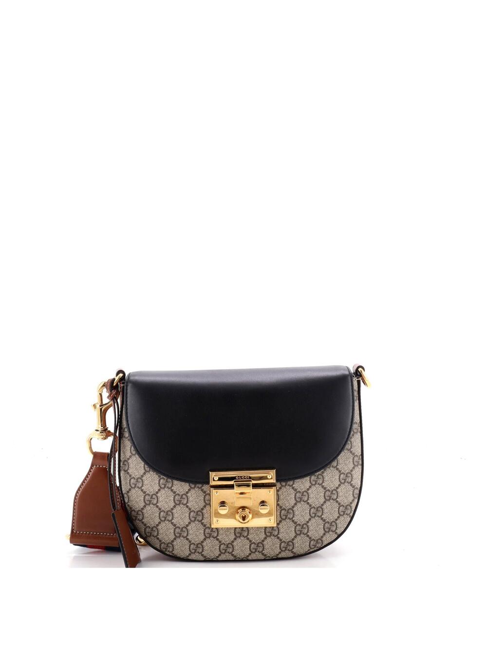 Gucci Padlock Saddle Shoulder Bag Gg #340899G19B